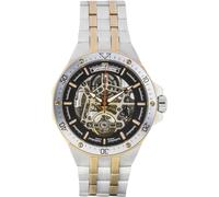 Automatikuhr CARL VON ZEYTEN "Urberg", gold (silbergoldfarben, schwarz), Armbanduhren, Damen, Automatikuhr, Armbanduhr, Herrenuhr, Made in Germany, Mechanische Uhr (16669231-0) silbergoldfarben, schwa