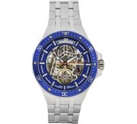 Automatikuhr CARL VON ZEYTEN "Urberg", silber (silberfarben, blau), Armbanduhren, Kinder, Automatikuhr, Armbanduhr, Herrenuhr, Made in Germany, Mechanische Uhr (51492133-0) silberfarben, blau