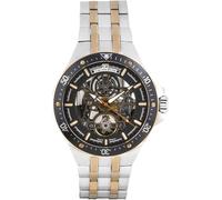 Carl von Zeyten -Urberg Herrenuhr Bicolor Schwarz Skelettuhrwerk Saphirglas Automatik 46mm- CVZ0094BKRM