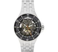 Automatikuhr CARL VON ZEYTEN "Urberg", silber (silberfarben, schwarz, schwarz), Armbanduhren, Herren, silberfarben, Automatikuhr, Armbanduhr, Herrenuhr, Made in Germany, Mechanische Uhr (58487333-0) s