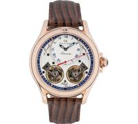 Automatikuhr CARL VON ZEYTEN "Waldhaus", braun, Armbanduhren, Herren, Automatikuhr, Armbanduhr, Herrenuhr, Made in Germany, Mechanische Uhr, Lederarmband (19873841-0) braun