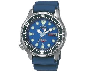 Automatikuhr CITIZEN "Promaster Mechanical Diver", blau, Armbanduhren, Damen, Automatikuhr, Armbanduhr, Herrenuhr, Damenuhr, Taucheruhr, bis 20 bar wasserdicht (772728-0) blau