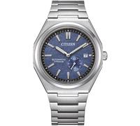 Automatikuhr CITIZEN, silber (titansilberfarben, blau), Armbanduhren, Damen, Automatikuhr, Armbanduhr, Herrenuhr, Damenuhr, Titan, Saphirglas, bis 10bar wasserd. (35799640-0) titansilberfarben, blau