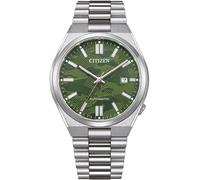 Automatikuhr CITIZEN "TSUYOSA 60h", silber (silberfarben, khaki), Armbanduhren, Herren, Automatikuhr, Armbanduhr, Damenuhr, Herrenuhr, Edelstahlarmband, Saphirglas, Datum (46281909-0)