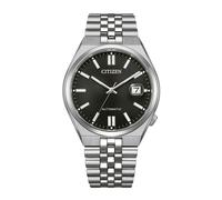 Automatikuhr CITIZEN "TSUYOSA 60h", silberfarben, schwarz, Armbanduhren, Herren, Automatikuhr, Armbanduhr, Damenuhr, Herrenuhr, Mechanische Uhr, Edelstahlarmband (36192956-0)