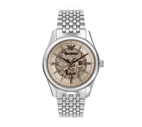 Automatikuhr EMPORIO ARMANI, edelstahlfarben, silberfarben, Armbanduhren, Herren, Automatikuhr, Armbanduhr, Herrenuhr, Mechanische Uhr, Edelstahlarmband, analog (49560038-0) edelstahlfarben, silberfar