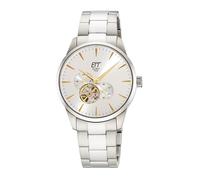 Automatikuhr ETT "Motion Drive", stahlgrau, silberfarben, silberfarben, Armbanduhren, Herren, Automatikuhr, Armbanduhr, Herrenuhr, Mechanische Uhr, Edelstahlarmband, analog (86356043-0) stahlgrau, sil