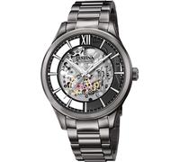 Automatikuhr FESTINA "Automatik", grau, Armbanduhren, Herren, Automatikuhr, Armbanduhr, Herrenuhr, mechanische Uhr, Edelstahlarmband, Saphirglas (77330517-0) grau