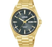 Automatikuhr LORUS, goldfarben, schwarz, Armbanduhren, Herren, Automatikuhr, Armbanduhr, Herrenuhr, Mechanische Uhr, Edelstahlarmband, analog, Tag (43904842-0) goldfarben, schwarz