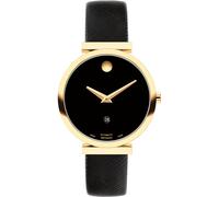 Automatikuhr MOVADO "MUSEUM Classic Automatic 32 mm, 0607676", schwarz, Armbanduhren, Damen, Automatikuhr, Armbanduhr, Damenuhr, mechanische Uhr, Swiss Made, Saphirglas (13985952-0)