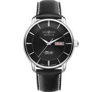 Automatikuhr ZEPPELIN "Atlantic Automatic Day/Date", schwarz, Armbanduhren, Herren, Automatikuhr, Armbanduhr, Herrenuhr, Leuchtzeiger, Made in Germany (73318229-0)