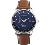 Automatikuhr ZEPPELIN "Atlantic Automatic Power Reserve", braun (cognacfarben, dunkelblau), Armbanduhren, Herren, Automatikuhr, Mechansiche Uhr, Armbanduhr, Herren, Datum, Made in Germany (71097341-0)