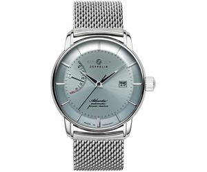 Automatikuhr ZEPPELIN "Atlantic Automatic Power Reserve", silber (silberfarben), Armbanduhren, Herren, Automatikuhr, Armbanduhr, Herrenuhr, Made in Germany, Mechanische Uhr (53191918-0) silberfarben