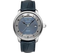 Automatikuhr ZEPPELIN "Friedrichshafen Automatic Day/Date", blau (dunkelblau), Armbanduhren, Herren, Automatikuhr, Armbanduhr, Herrenuhr, Made in Germany, Mechanische Uhr, analog, Tag (63862117-0)