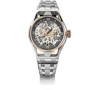 Automatische Herren-Armbanduhr Skeleton Montecristo Rose Locman