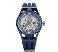 Automatische Herrenuhr Skeleton Montecristo Blau Locman, Armband