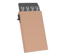 Automatischer Kartenhalter aus Aluminium für Damen und Herren mit seitlichem Auszugssystem, minimalistisches und leichtes Design mit RFID-Blockierung, schützt Ihre Kredit- und Visitenkarten, Kapazität