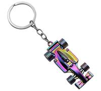 AUTOZOCO Formel 1 Schlüsselanhänger aus Metall - F1 Motorsport Rennwagen Anhänger, Bunt, L