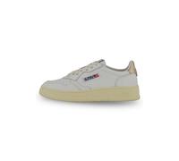 Autry Damen Sneaker MEDALIST aus Leder mit goldfarbener Hinterkappe, gold, Gr. 40EU