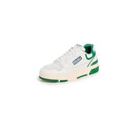 Autry Herren Clc Low Leather Sneakers, Wht/Amz, 42 EU