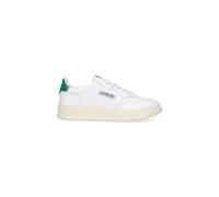Autry Low-Top Sneaker - Low-Top White Leather Sneakers With Multicolor Emb - Gr. 38 (EU) - in Weiß - für Damen