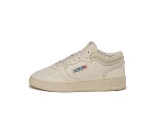 Autry Med-Way Mid W *Leather / Crack* 36 / White / Marshmallow