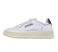 AUTRY Medalist Herren-Sneaker aus Leder AULM LL53 Weiß/Braun, Weiß und Braun., 41 EU