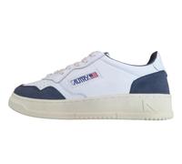 AUTRY Medalist Herrenschuhe aus Leder und Wildleder Alum FT22 Weiß und Blau Denim, Weiß und Blau., 41 EU