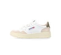 Autry Medalist Low W (leat / suede white / cvrt green) - 36