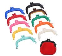 AUTSUPPL 10stücke Münzbeutelverschlüsse Geldbörsenverschlussrahmen Münztaschenverschlüsse Kunststoff-geldbörsenverschlüsse Für DIY-taschenzubehör Und Handtaschenverschlüsse