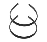 AUTSUPPL 2 Stück Schwarzes Samt Haarband Vintage Stirnband Damen Dünne Haaraccessoires für Teenager Bequeme Dicke Kopfband Schlichtes Styling für Kurze Haare Festlich und Alltag