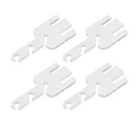 AUTSUPPL 4 Stück Teiliges K-förmige Garnspannungsadapter für Strickmaschinen Kompatibel mit Addi King und Express Modellen Präzise Spannungskontrolle Abnehmbar für Einfache Reinigung und