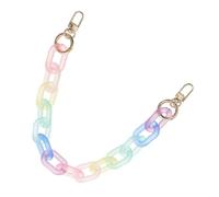 AUTSUPPL Bunte Acryl Taschenkette Ersatzriemen Verstellbarer Schultergurt für Handtaschen und Tragetaschen Nachhaltiger Farbbeständiger Kettentaschenriemen für Vielseitige Nutzung