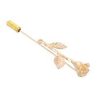 AUTSUPPL Krawattennadel für Herren aus Zinklegierung in Blumenform mit Vintage Design Langlebige Kragenstäbchen Brosche Eleganter Anzug Zubehör für Besondere Anlässe
