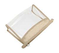 AUTSUPPL Tragbare Kosmetiktasche Kulturbeutel mit Reißverschluss Vielseitiger Toilettenbeutel für Reisen Glatte Oberfläche als Makeup Organizer für Damen und Herren