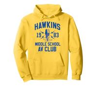 AV-Club von Stranger Things Hawkins Middle School Pullover Hoodie