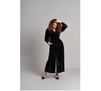 Ava Jumpsuit aus Samt - Schwarz EU 40 / UK 12