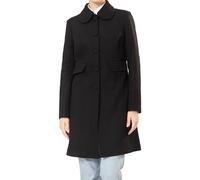 Ava Luke Damen-Wollmantel - Eleganter Frühlingsmantel aus Wolle, Leichter Übergangsmantel für Frauen 36 Schwarz