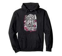 Avalokiteshvara Guanyin Punk-Lotus-Collage im Buddha-Stil Pullover Hoodie