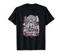 Avalokiteshvara Guanyin Punk-Lotus-Collage im Buddha-Stil T-Shirt