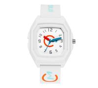 Avaner Armbanduhr Kinderuhren für Teenager: Sportliche wasserdichte Analoge Quadratische Uhr Silikonarmband Jelly Uhr Weiß für Jungen und Mädchen