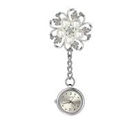 Avaner Krankenschwesteruhr Specht Eule Pflegeruhr Analog Quarzwerk FOB Pulsuhr Ansteckuhr Pfau Schmetterling Elefant Schwesternuhren mit Pin/Clip Set Arzt Doktor Medical Taschenuhr