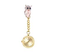 Avaner Krankenschwesteruhr Specht Eule Pflegeruhr Analog Quarzwerk FOB Pulsuhr Ansteckuhr Pfau Schmetterling Elefant Schwesternuhren mit Pin/Clip Set Arzt Doktor Medical Taschenuhr