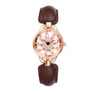 Avaner Uhren Damen Echtes Leder: Kleine Damenuhr mit Lederarmband Exquisite Armbanduhr Analog Quarzuhr für Frauen Mädchen
