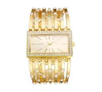 Avaner Uhren Damen Rechteckige Armbanduhr: Glänzende Zifferblätter Großes Zifferblatt Diamant Uhr mit Breites Armband Analoger Quarz Uhr Verstellbare Schnalle Damenuhr als Geschenke