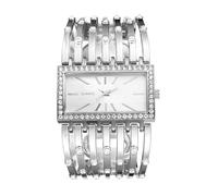 Avaner Uhren Damen Rechteckige Armbanduhr: Glänzende Zifferblätter Großes Zifferblatt Diamant Uhr mit Breites Armband Analoger Quarz Uhr Verstellbare Schnalle Damenuhr als Geschenke