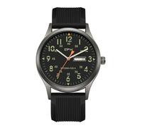 Avaner Uhren Herren Silikon Armbanduhr: Herrenuhr Militär Uhr Sportuhr Datum Arabische Ziffern 24 Stunden Anzeige Leuchtzeiger Großes Zifferblatt Analog Quarzuhr für Männer