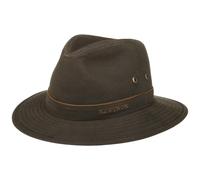 Avasun Waxed Cotton Traveller by Stetson , Gr. XL (60-61 cm), Fb. dunkelbraun