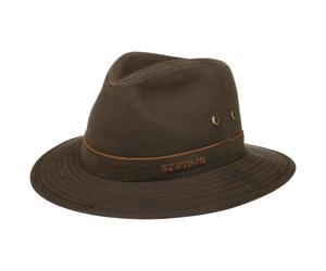 Avasun Waxed Cotton Traveller by Stetson dunkelbraun XXL (62-63 cm)