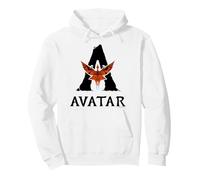 Avatar: Fire and Ash Avatar Toruk Big Logo Pullover Hoodie, Unisex für Erwachsene, Weiß, XL